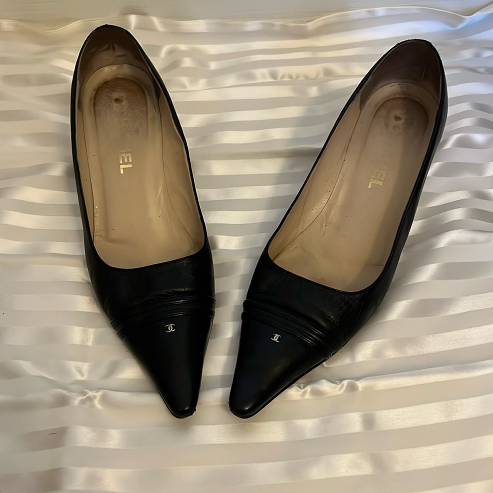 Vintage Chanel Kitten Heels 8.5 US 38.5 EU